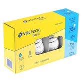 Juego de 4 bombillos espiral 20w luz de dia volteck basic